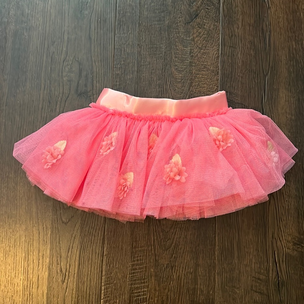 Toby Floral Tule Skirt 0-6M